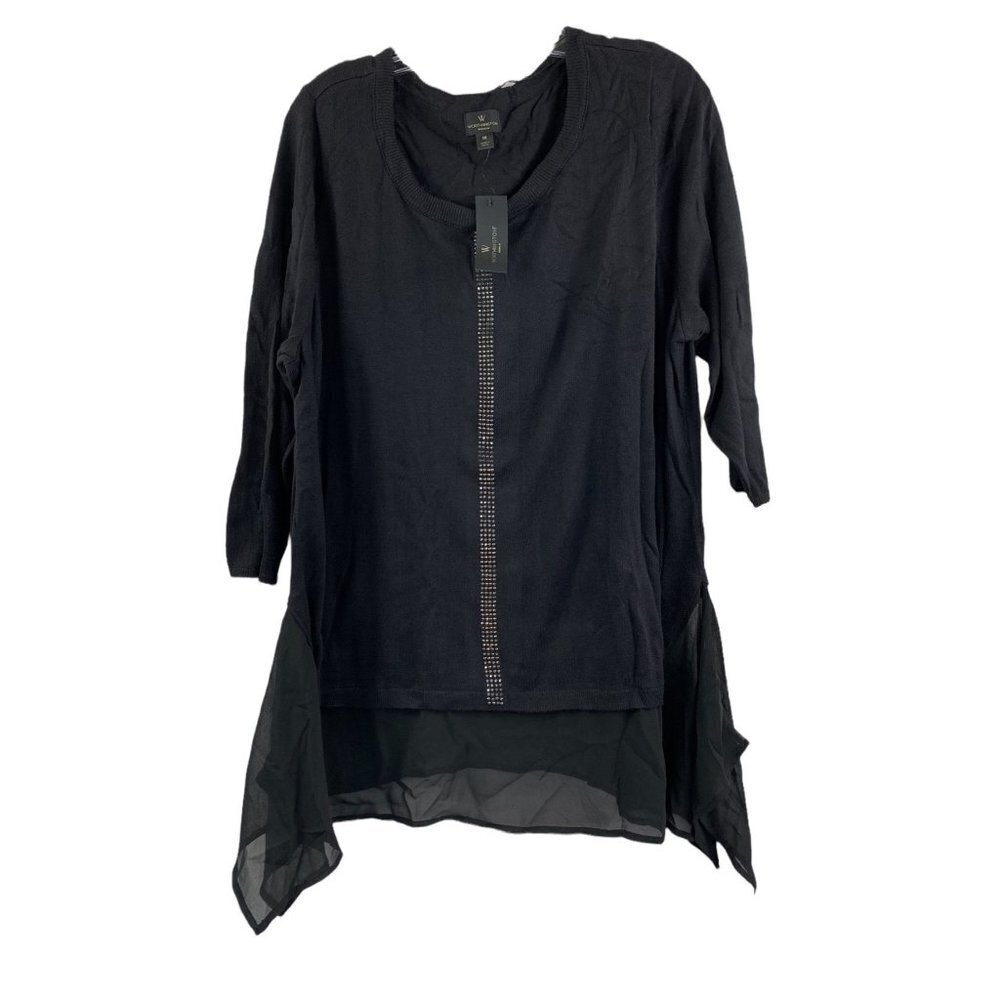 Worthington Women's Black Casual Sweater